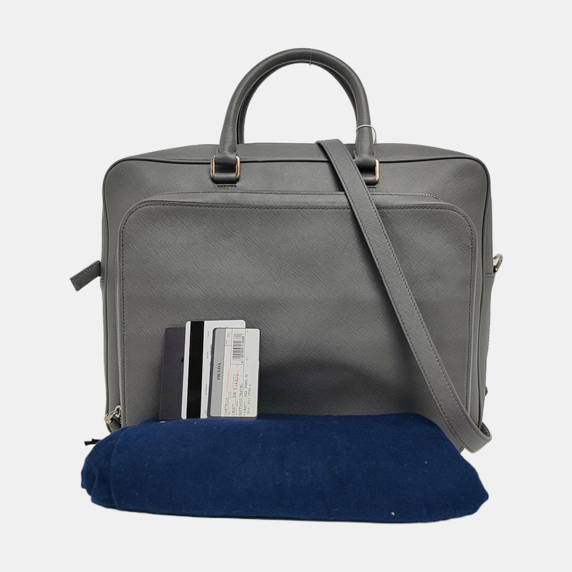 Saffiano Calfskin Gray
