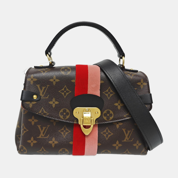 GEORGES BB Monogram Coated Canvas Brown
