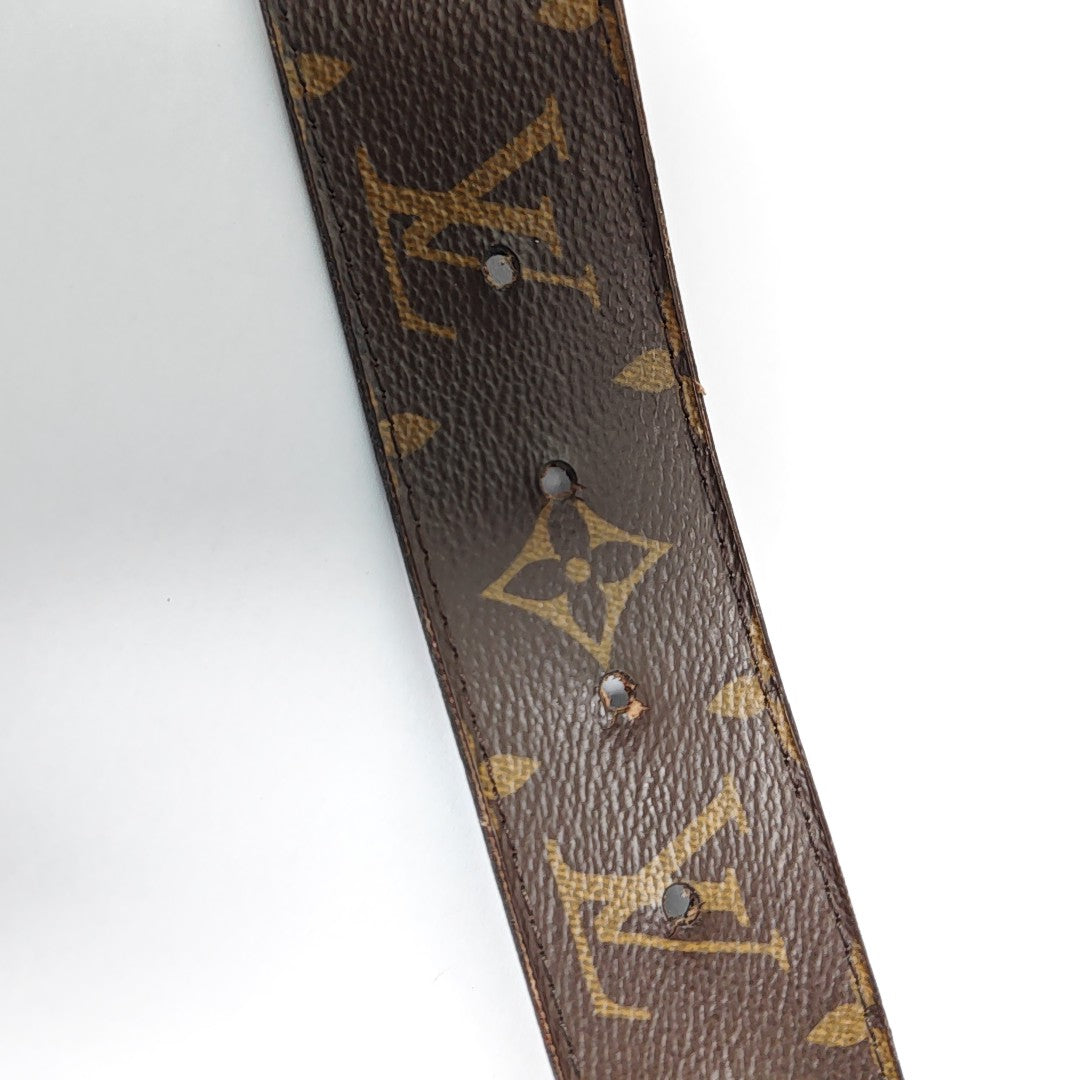 Coated Canvas Belt Brown