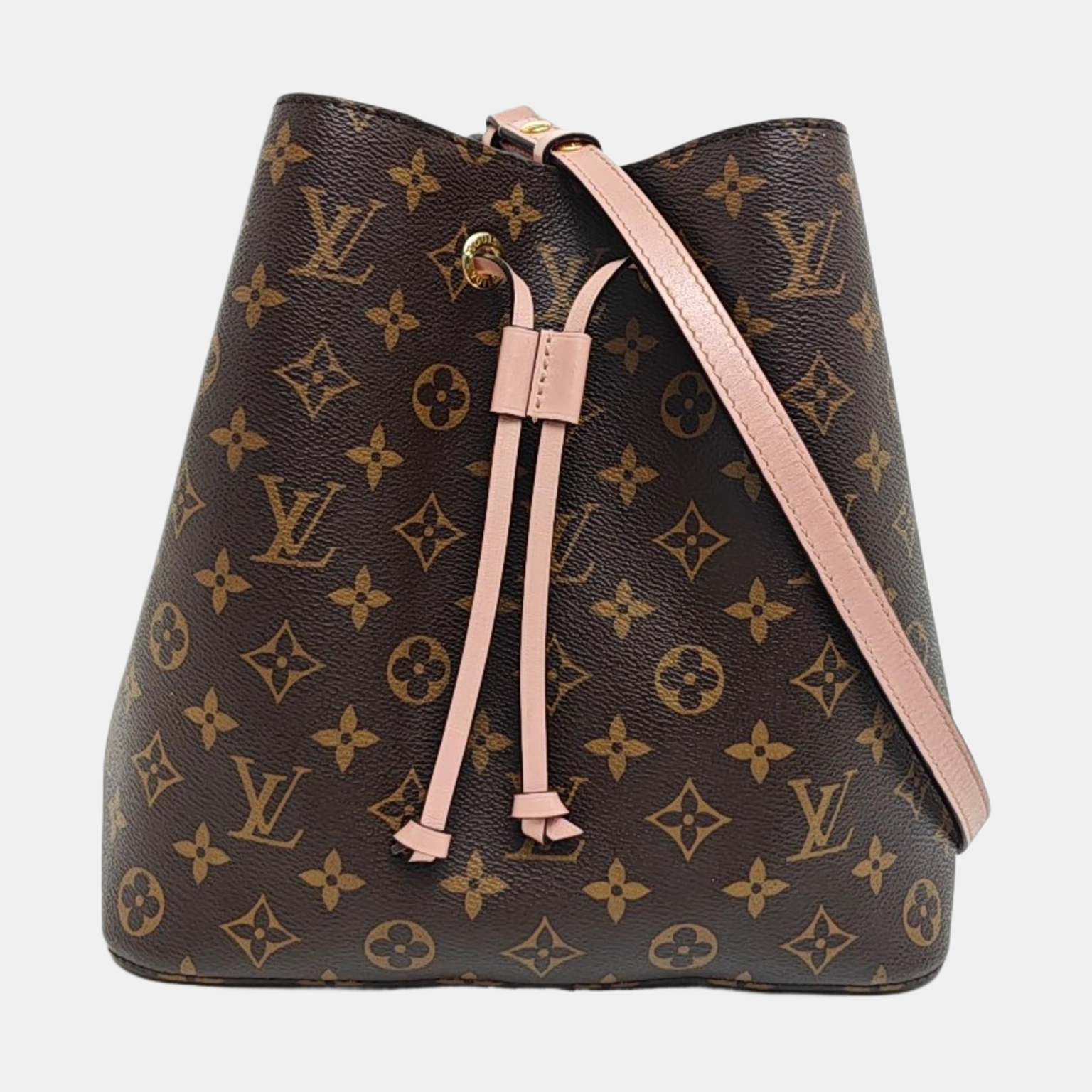 NÉONOÉ MM Monogram Coated Canvas Brown