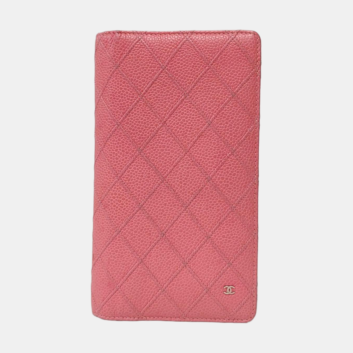 Quilted Calfskin Wallet Pink