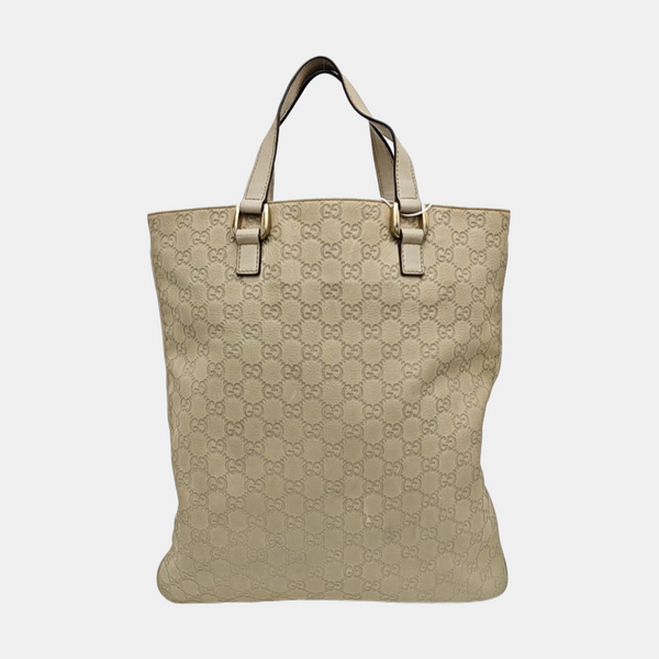 Ligne Shima Monogram Calfskin Beige