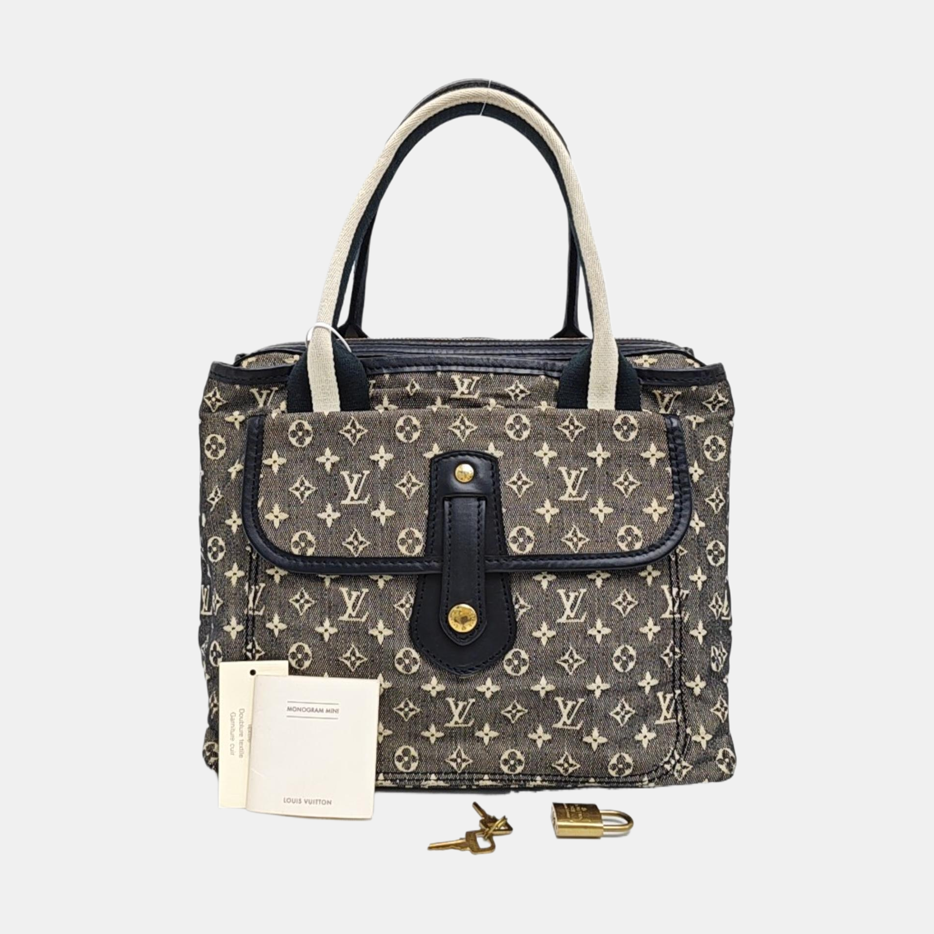 MARY KATE Mini Monogram Canvas Gray