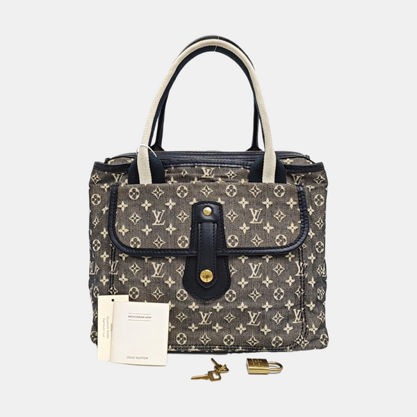 MARY KATE Mini Monogram Canvas Gray