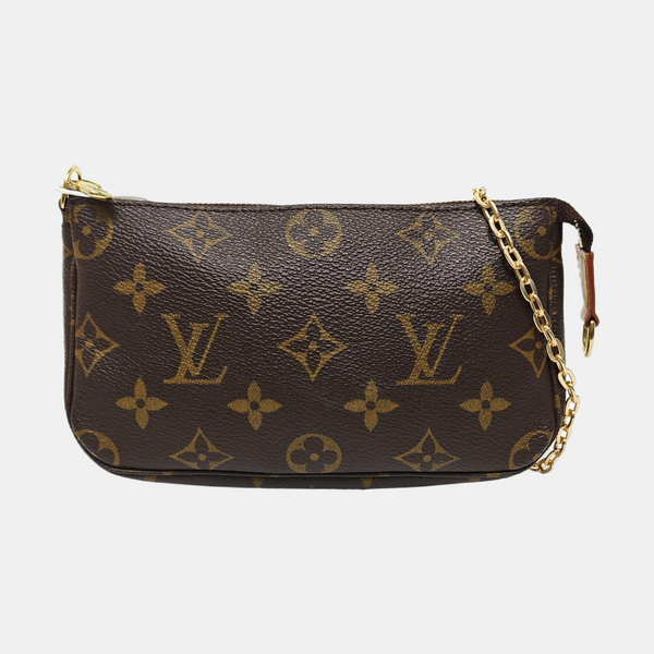ACCESSOIRES MM Monogram Coated Canvas Brown