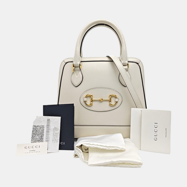 Horsebit 1955 Small Calfskin White
