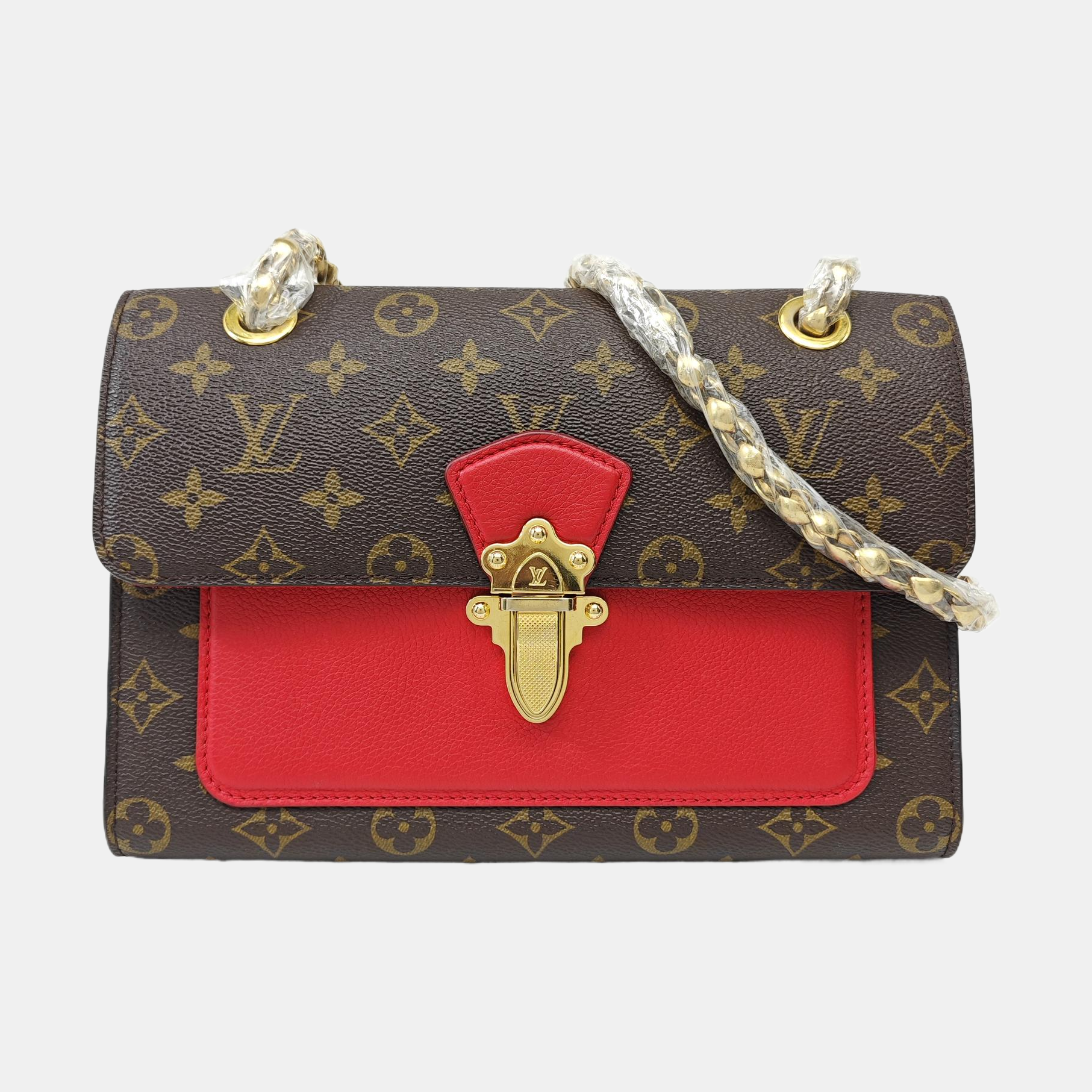 VICTOIRE Monogram Coated Canvas Brown