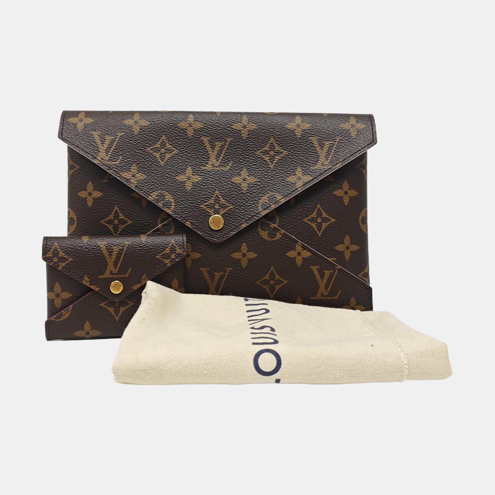 KIRIGAMI Monogram Coated Canvas Brown