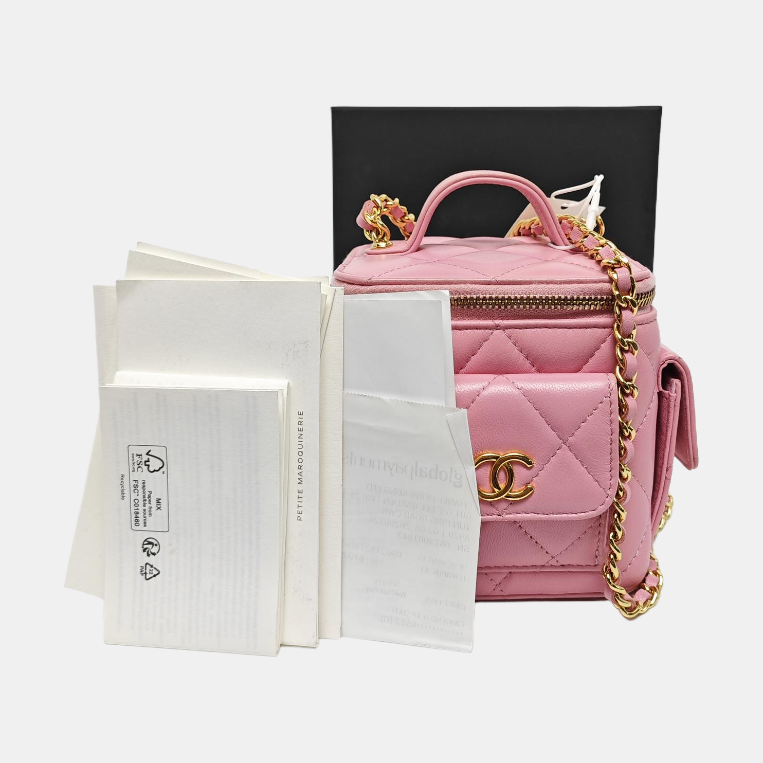 Quilted Lambskin Pink