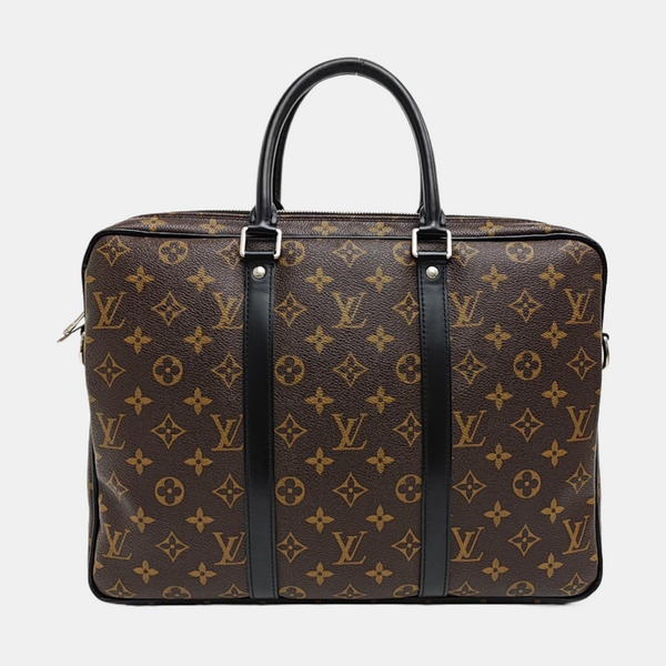 PORTE-DOCUMENTS PM Monogram Coated Canvas Brown