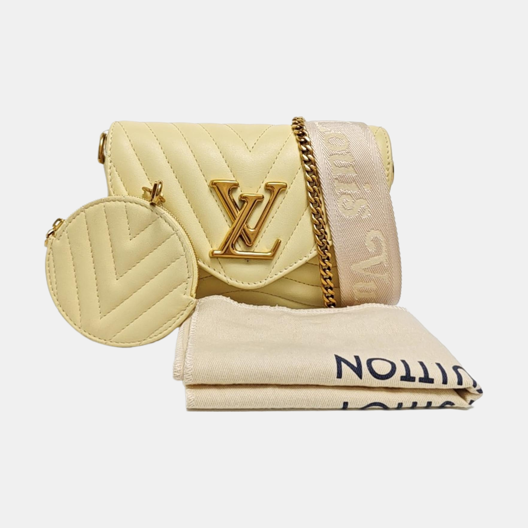 NEW WAVE Quilted Calfskin Yellow