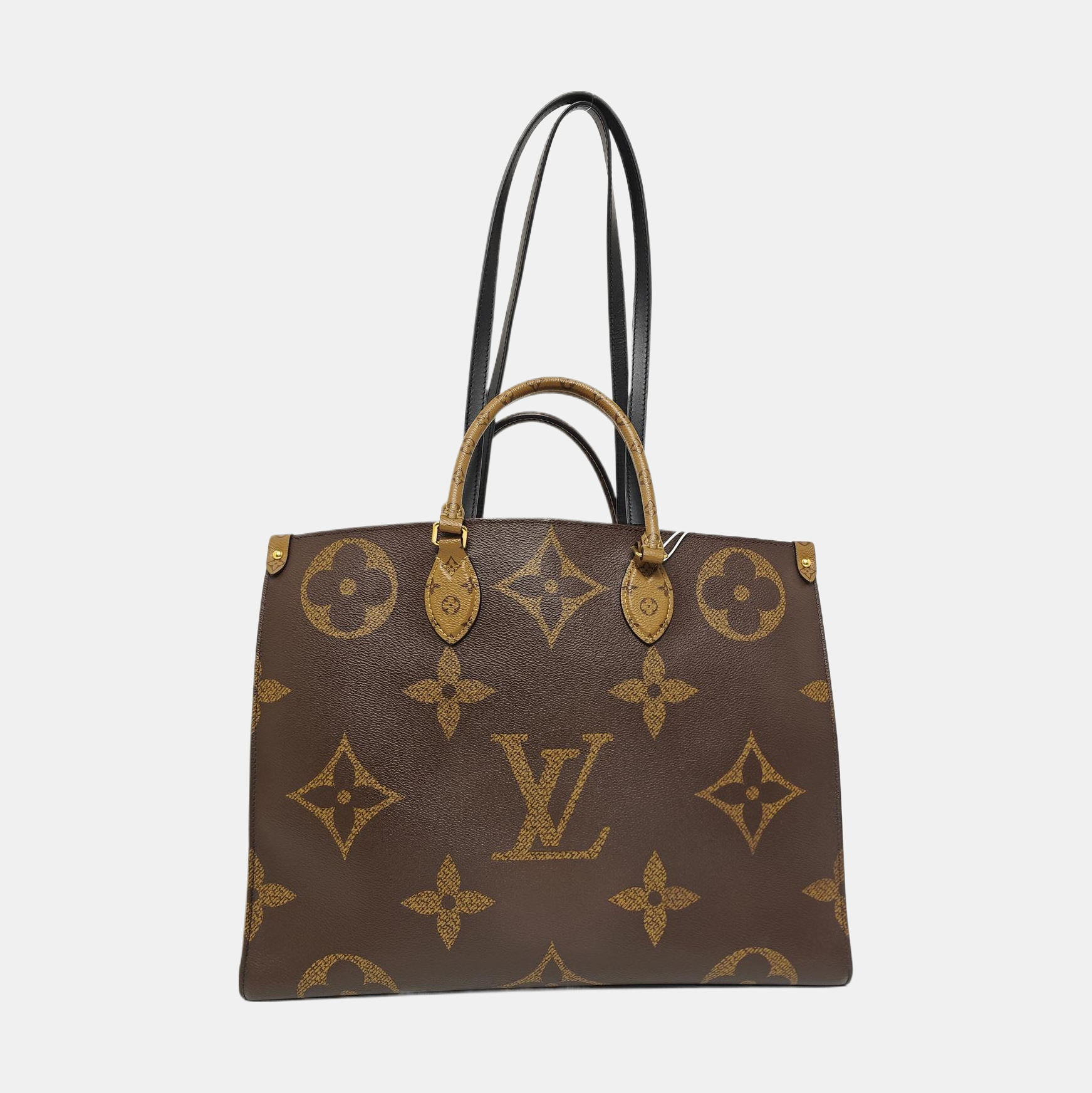 ONTHEGO GM Monogram Coated Canvas Brown