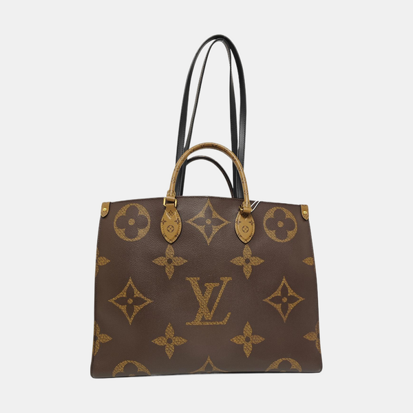 ONTHEGO GM Monogram Coated Canvas Brown