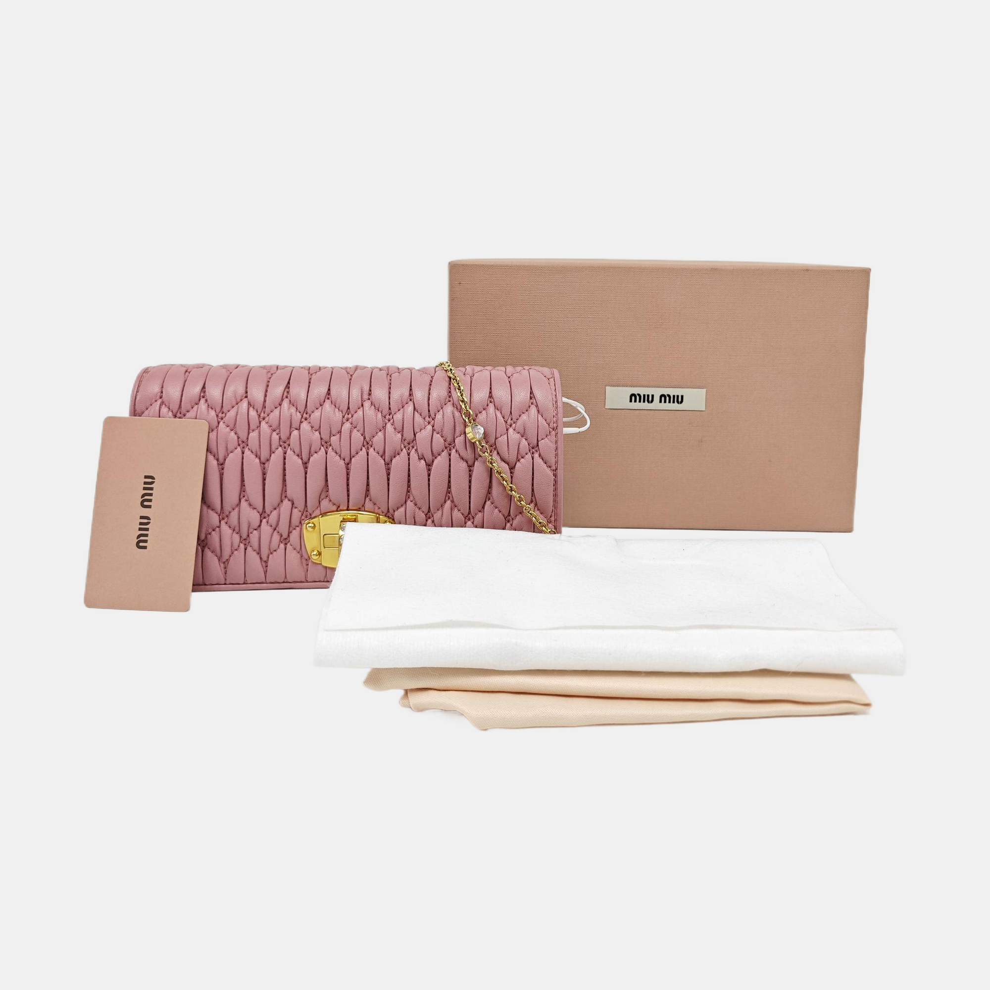 Crystal Mini Lambskin Pink