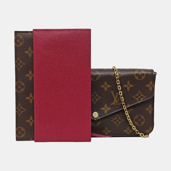 FÉLICIE Monogram Coated Canvas Brown