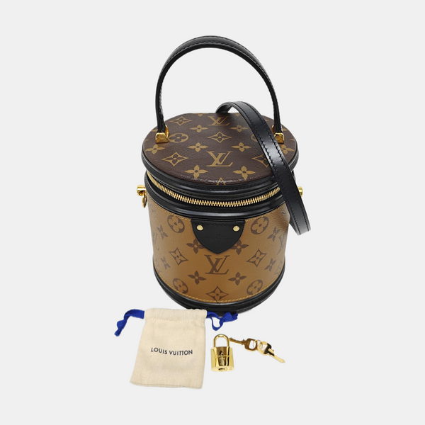 CANNES PM Monogram Coated Canvas Brown