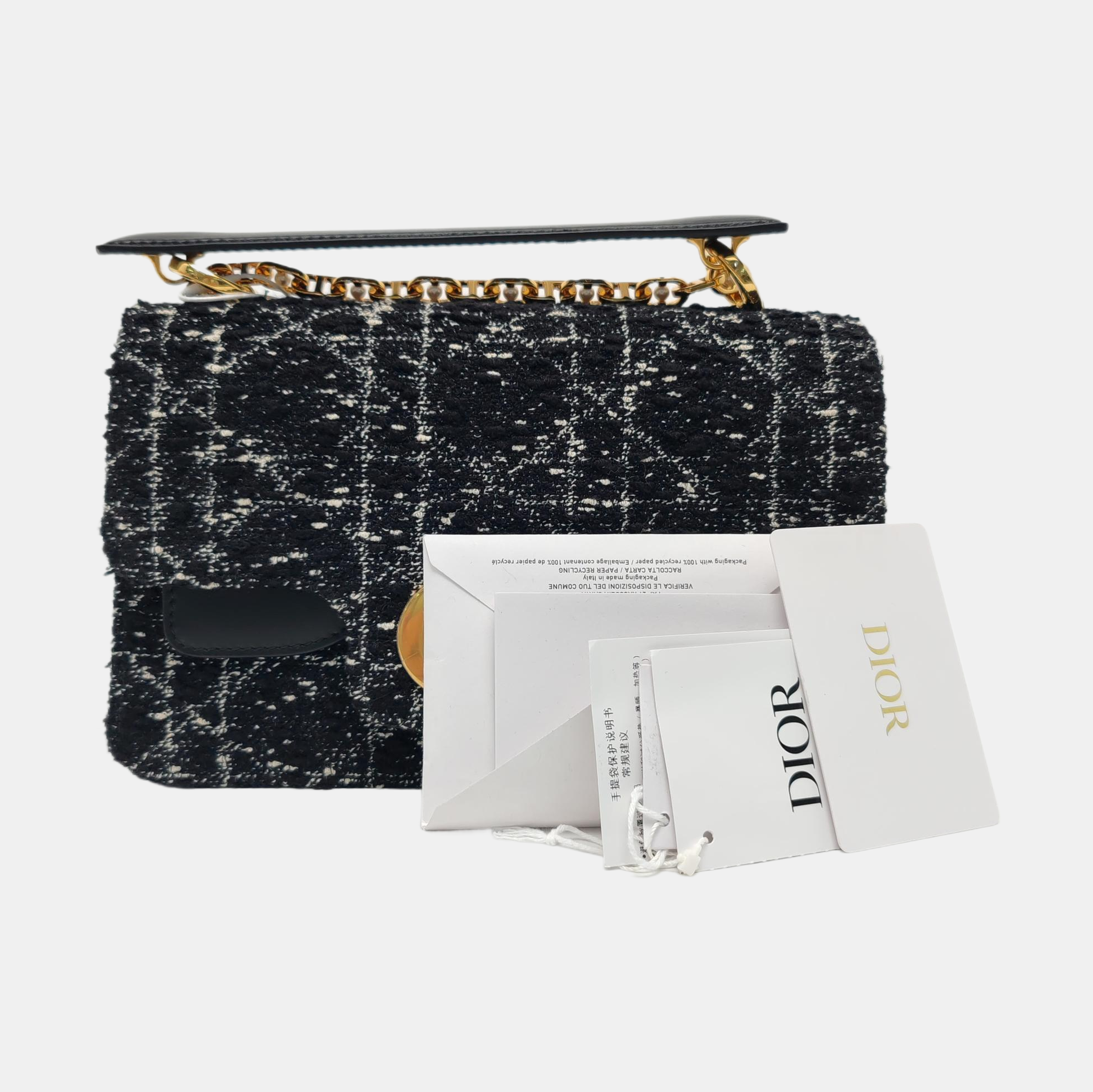 Jolie Small Cannage Wool Black