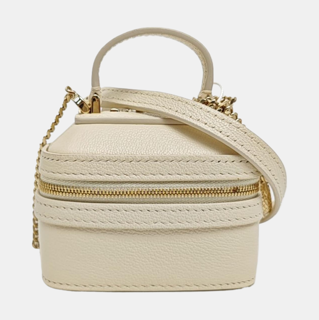 Calfskin Shoulder Bag White