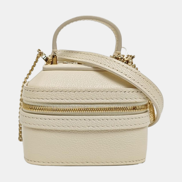 Calfskin Shoulder Bag White