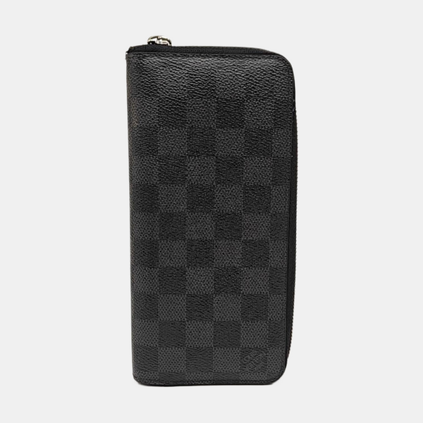 BRAZZA Damier Graphite Coated Canvas Black Wallet