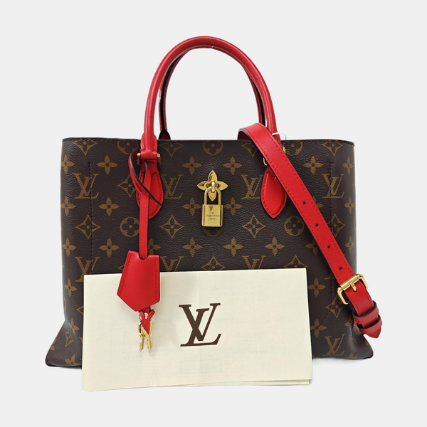 FLOWER Monogram Coated Canvas Brown