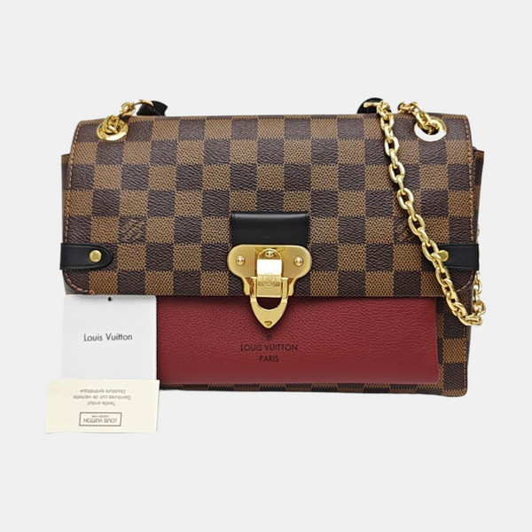 VAVIN PM Damier Ebene Coated Canvas Brown