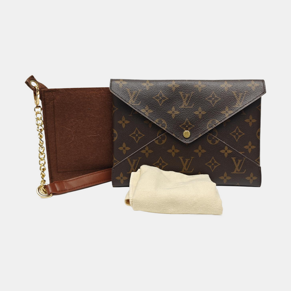 KIRIGAMI Monogram Coated Canvas Brown