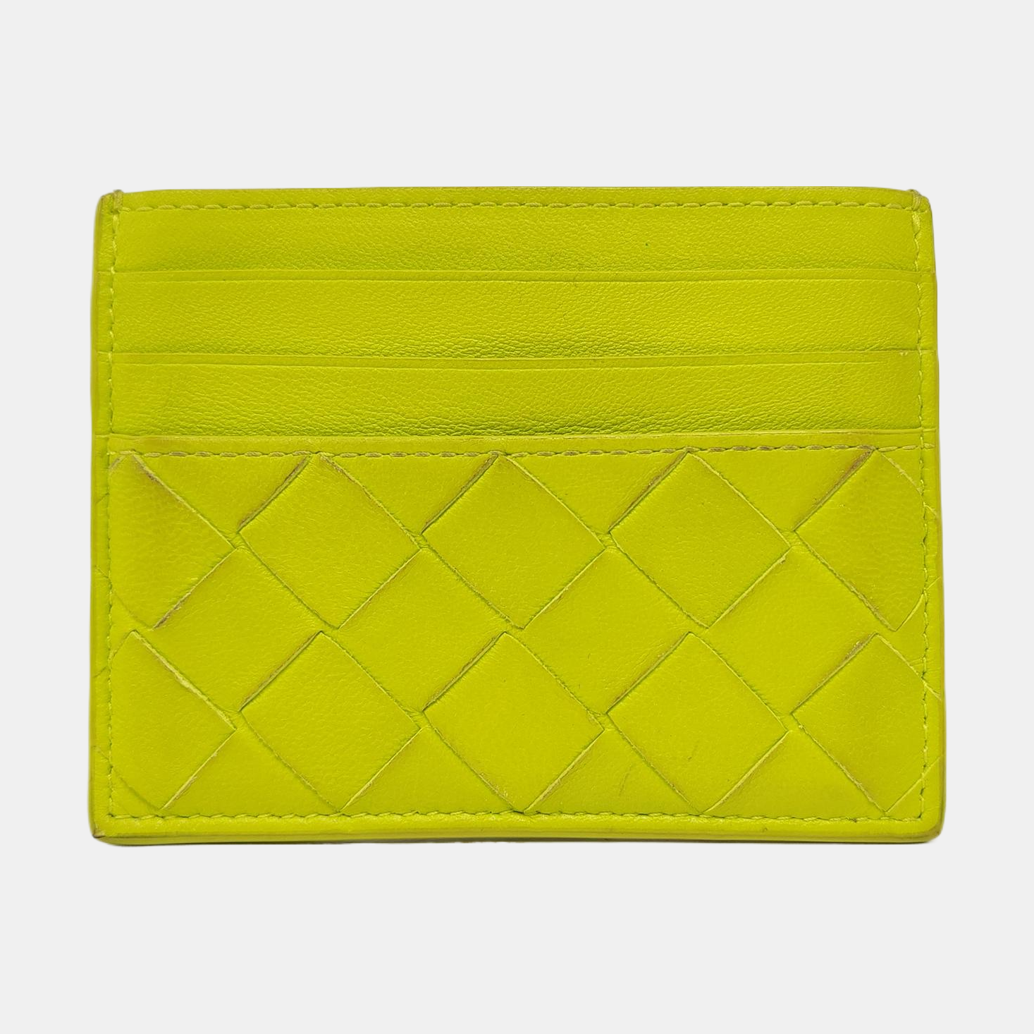 Calfskin Card Holder Green