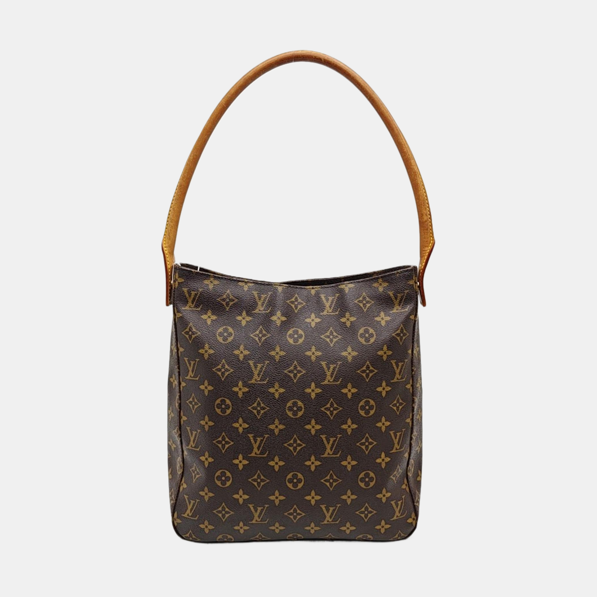 LOOPING GM Monogram Coated Canvas Brown
