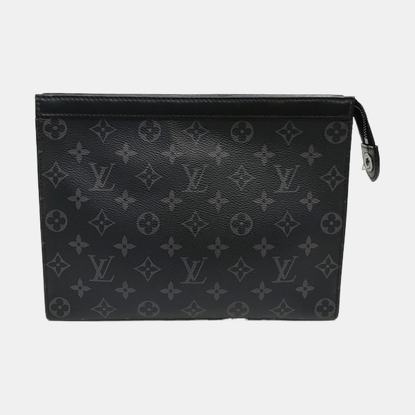 Pochette Voyag MM Monogram Coated Canvas Black