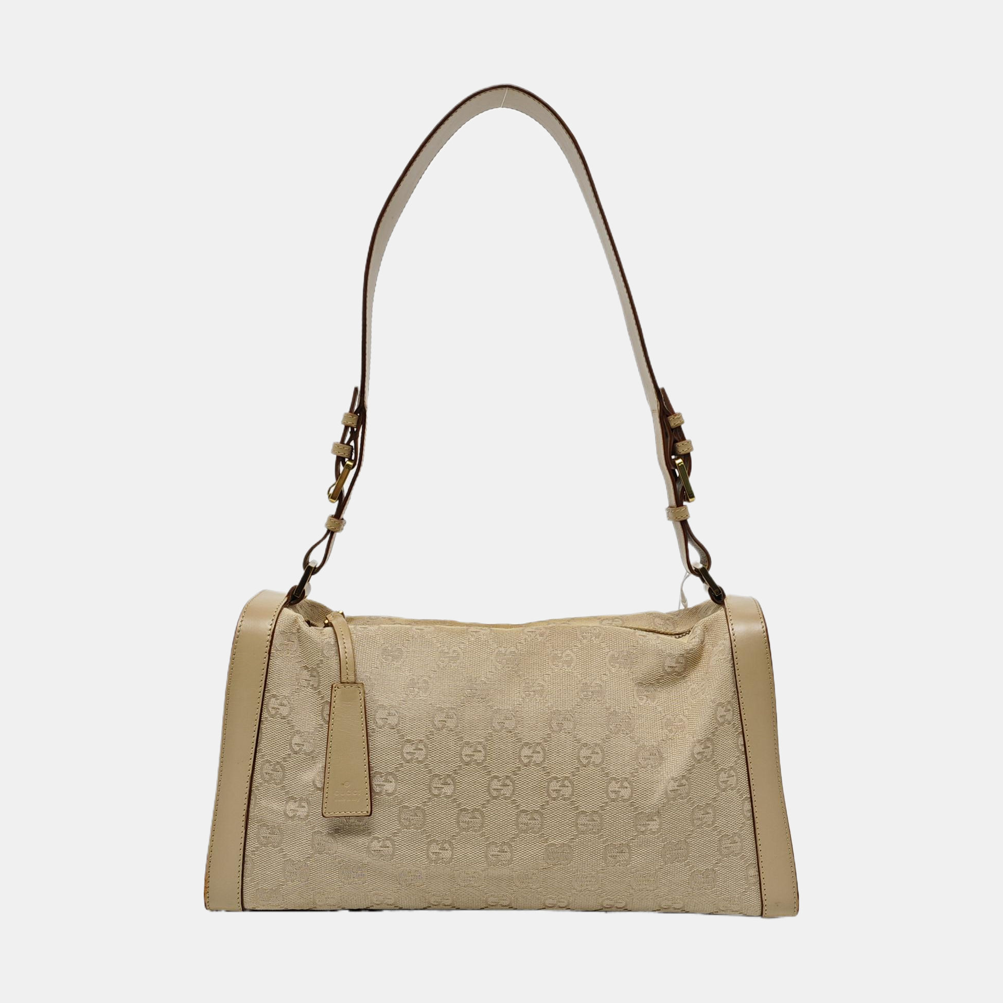 Monogram Canvas Top Handle Bag Beige