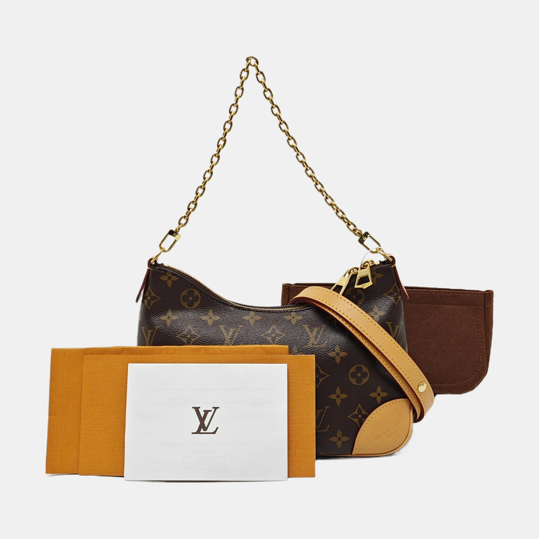 BOULOGNE Monogram Coated Canvas Brown
