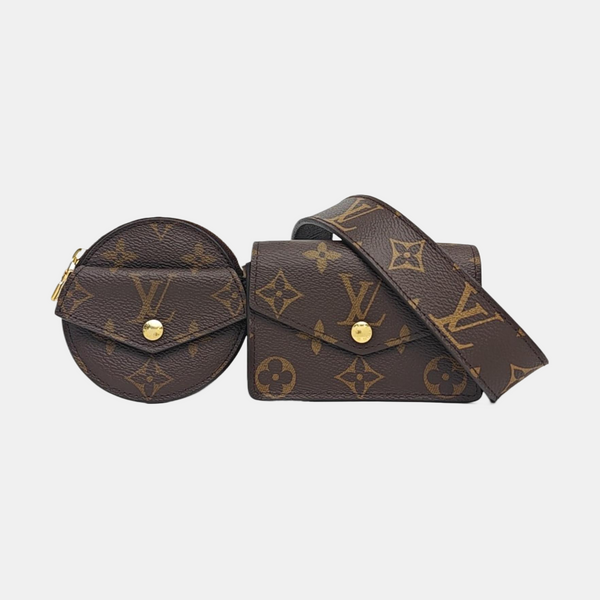 CEINTURE DAILY Monogram Coated Canvas Brown