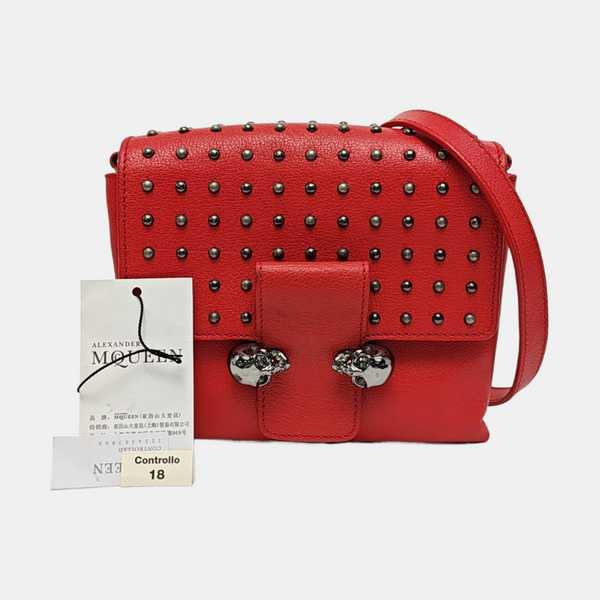 Calfskin Shoulder Bag Red