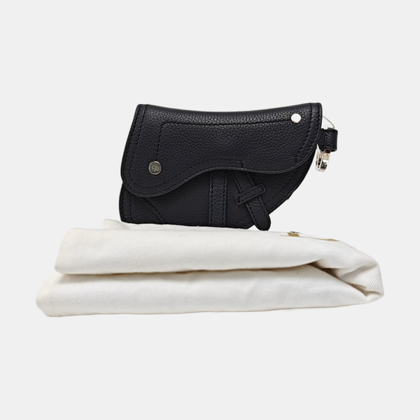 Saddle Mini Calfskin Blue