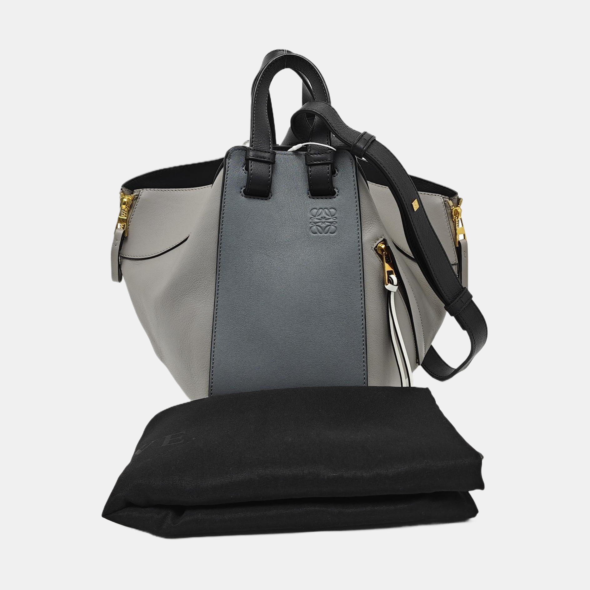Authenticated pre-owned  Hammock Small Calfskin Grey - Shoulder Bag at Looply
