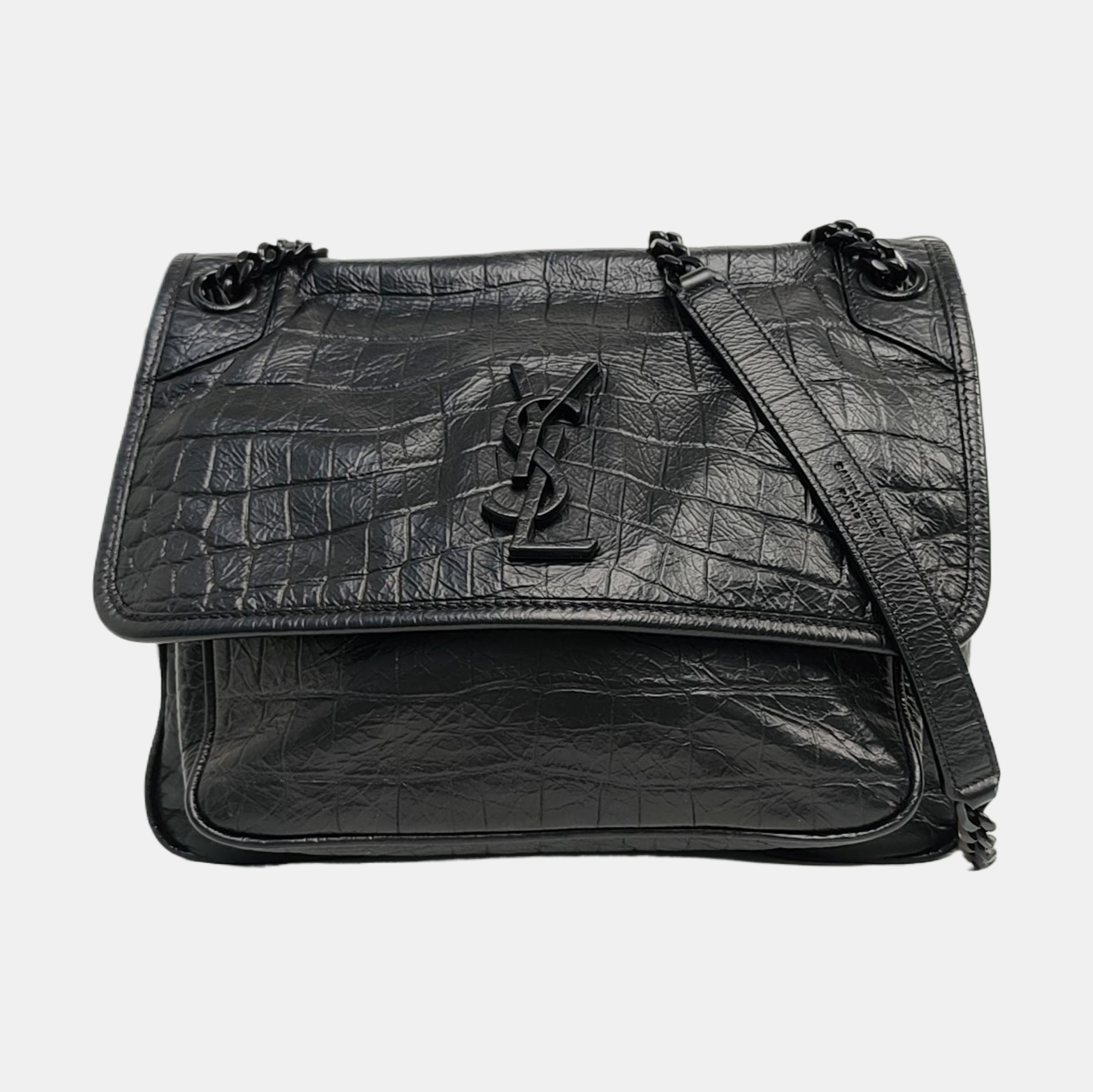 NIKI Medium Calfskin Black