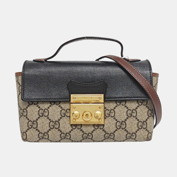 Padlock Mini Monogram Coated Canvas Multicolor