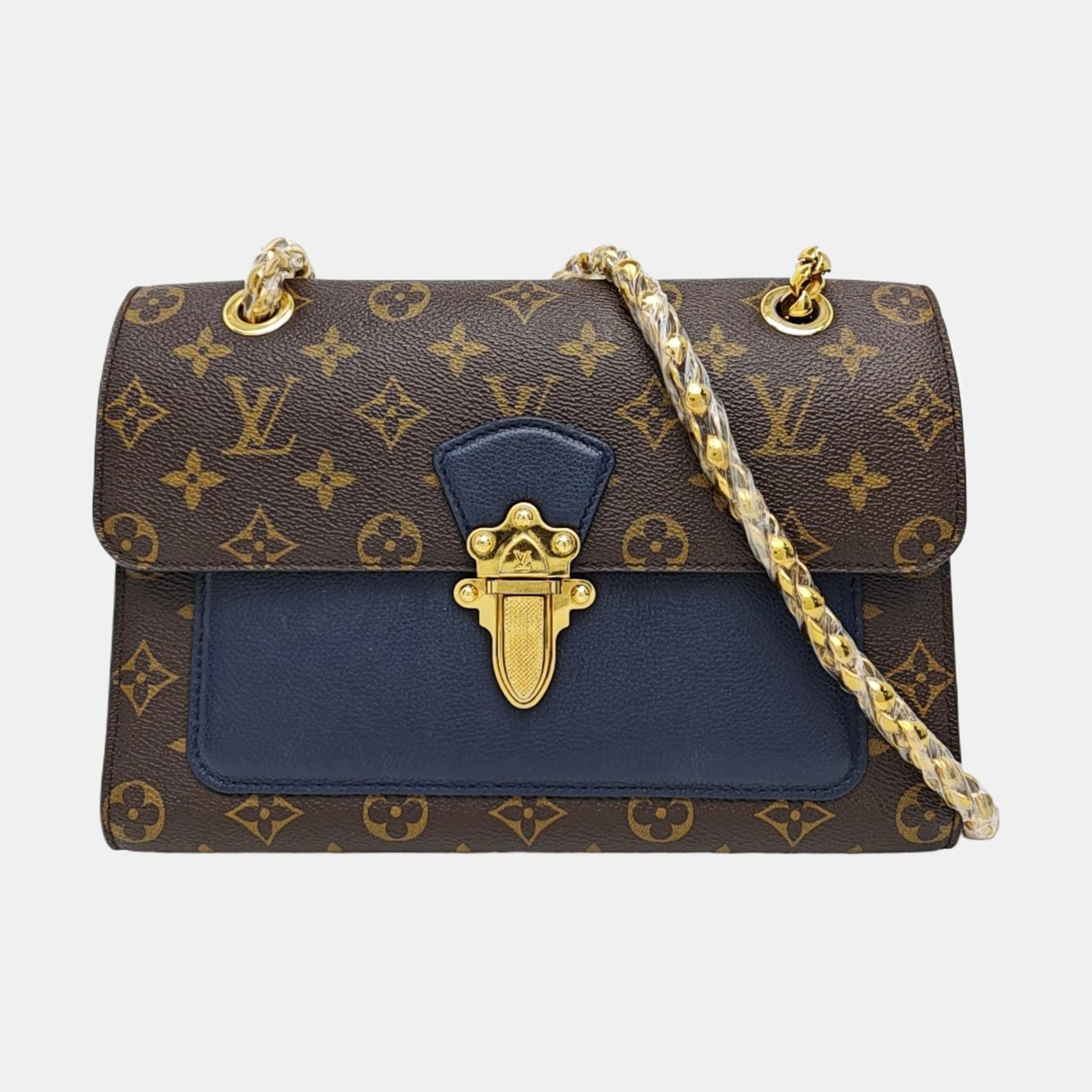 VICTOIRE Monogram Coated Canvas Brown