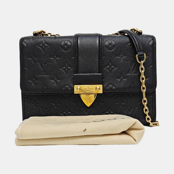 SAINT SULPICE Calfskin Black