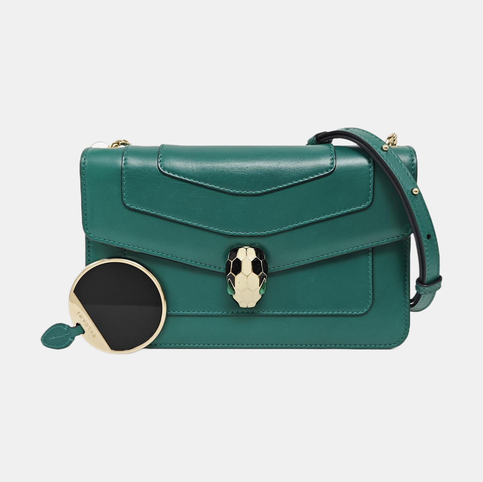SERPENTI FOREVER Small Calfskin Green