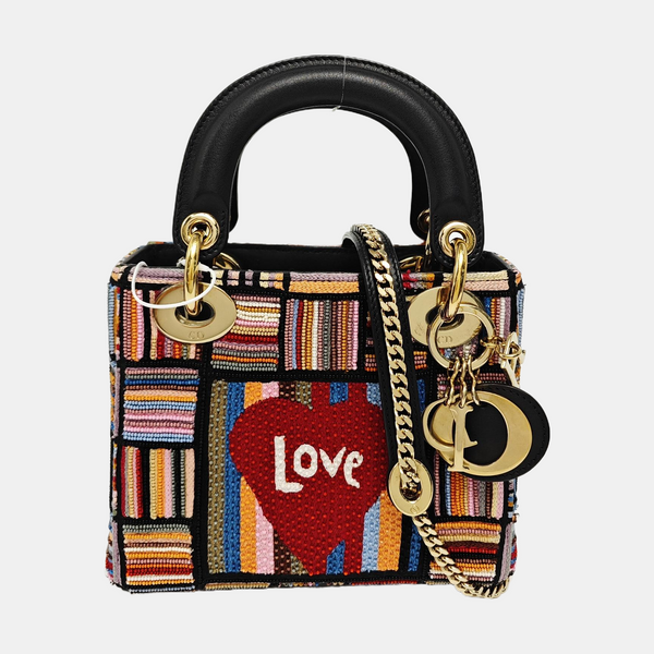 Lady Dior Mini Special Material Multicolor