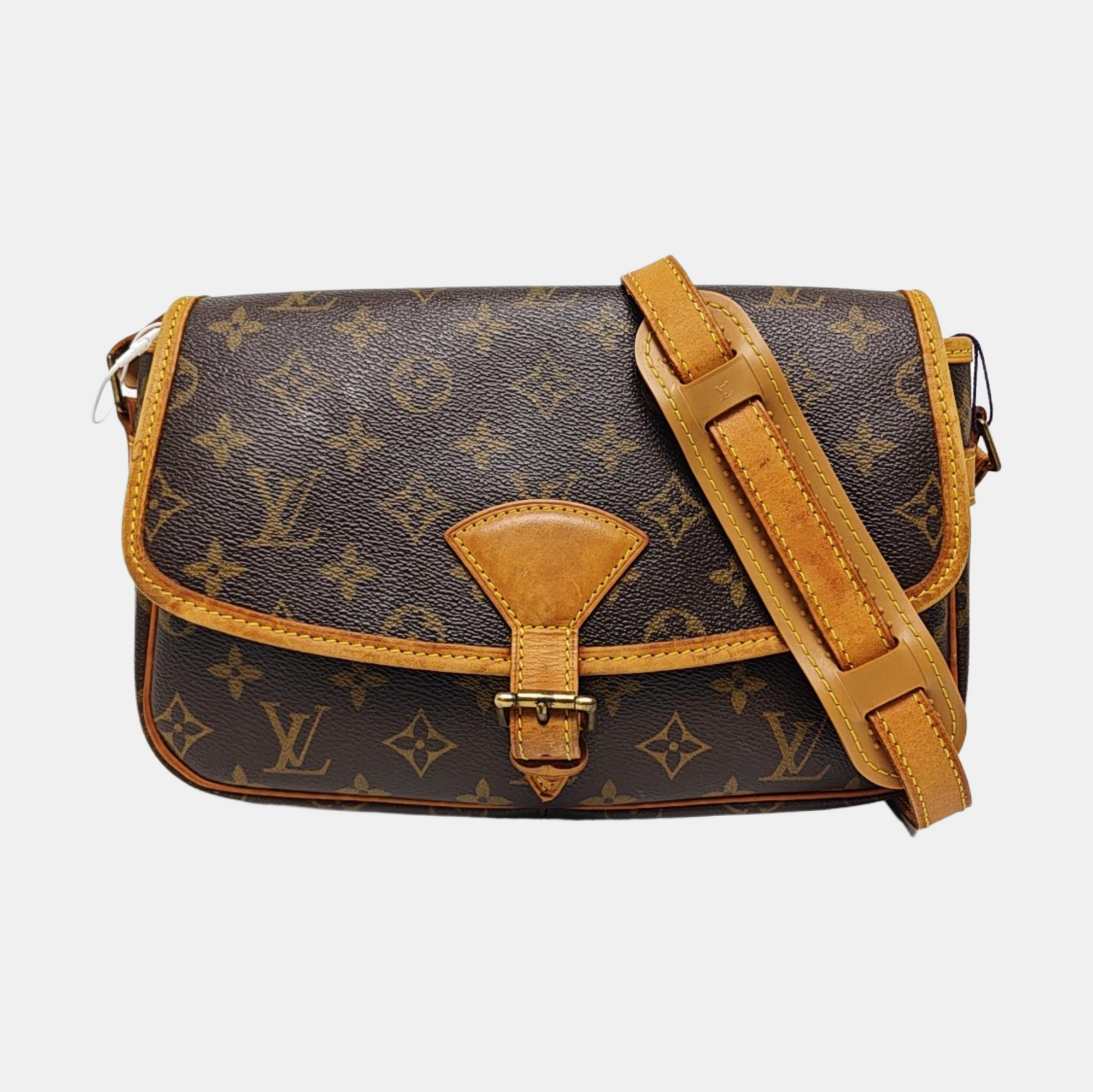SOLOGNE PM Monogram Coated Canvas Brown