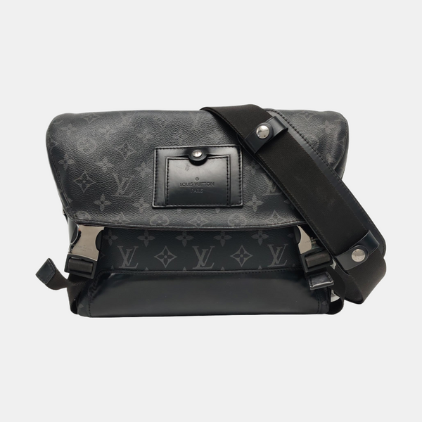 VOYAGER PM Monogram Coated Canvas Black