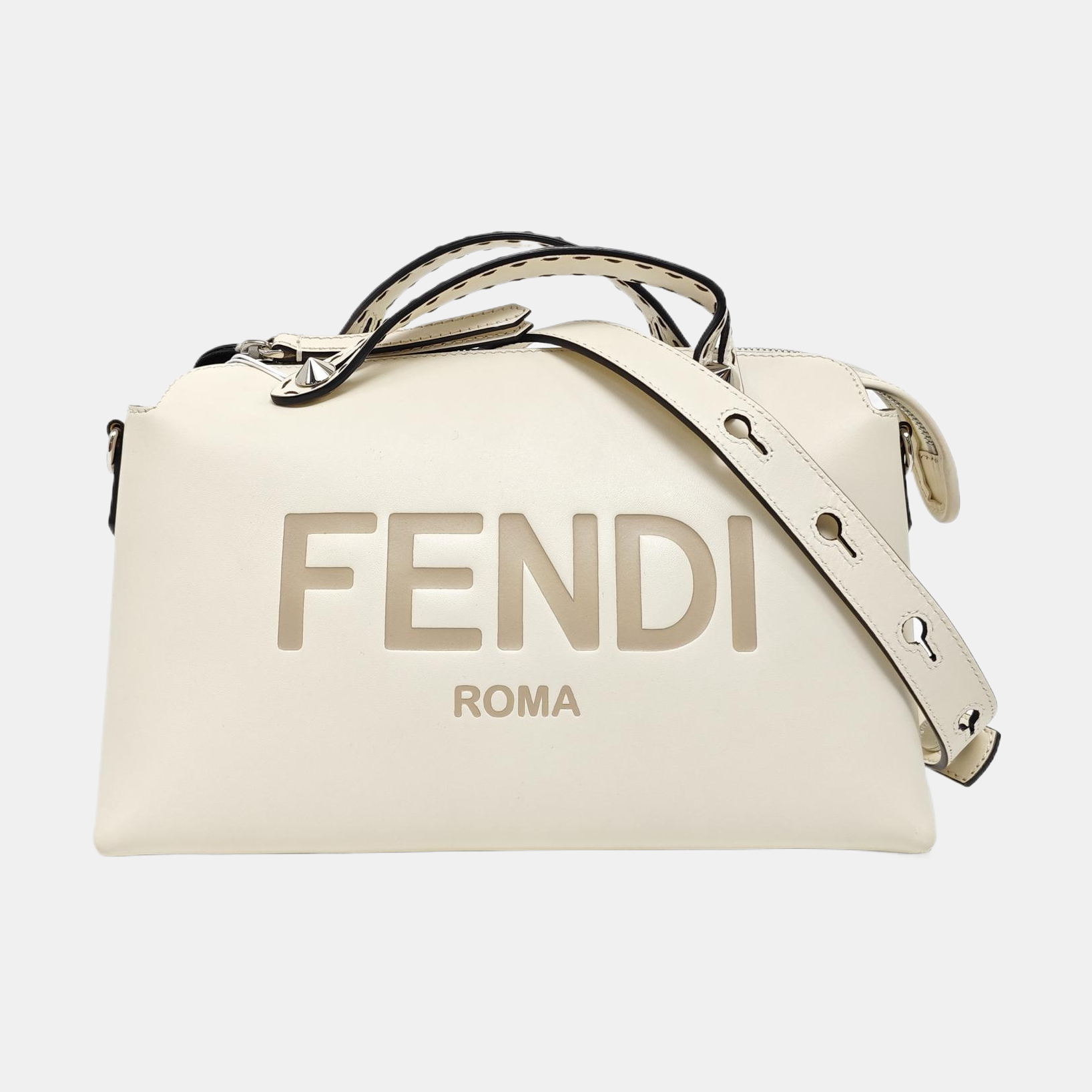 By The Way Medium Calfskin White
