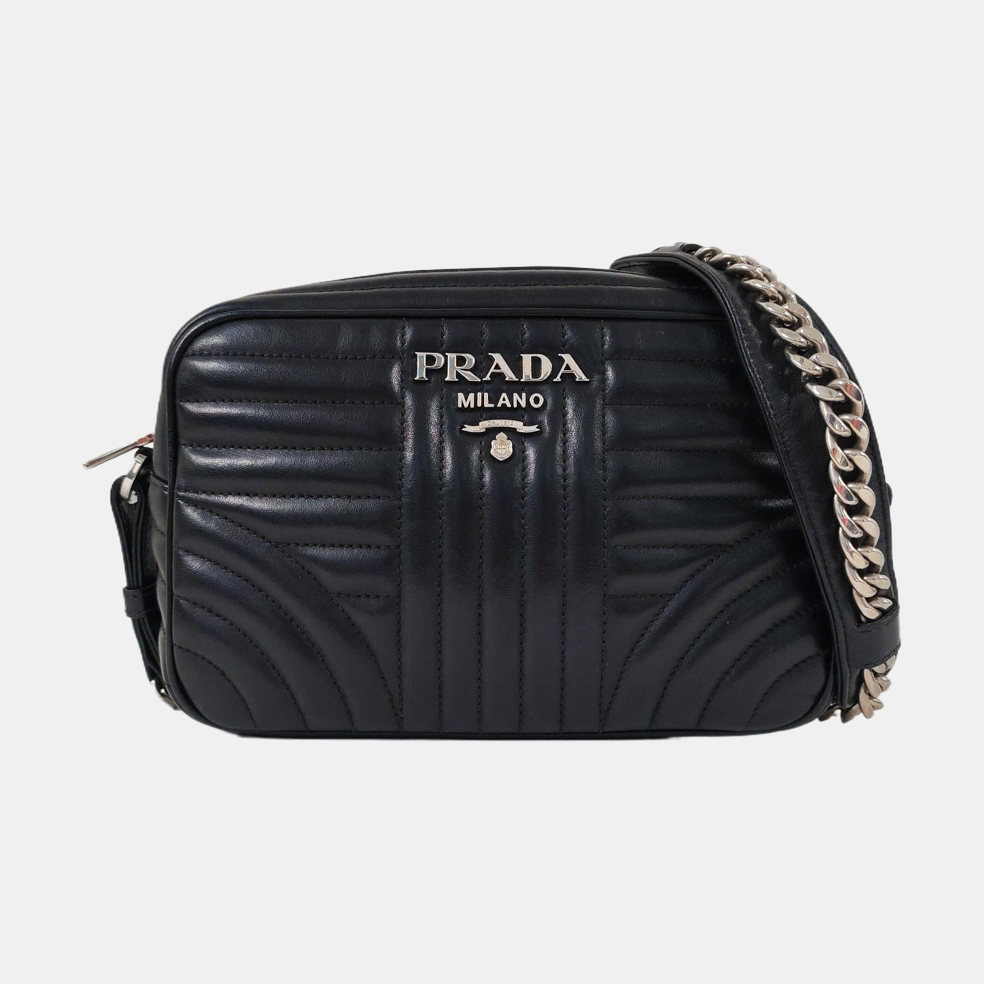 Diagramme Quilted Calfskin Black