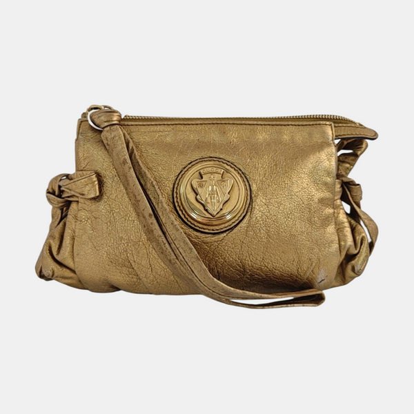 Calfskin Clutch Gold