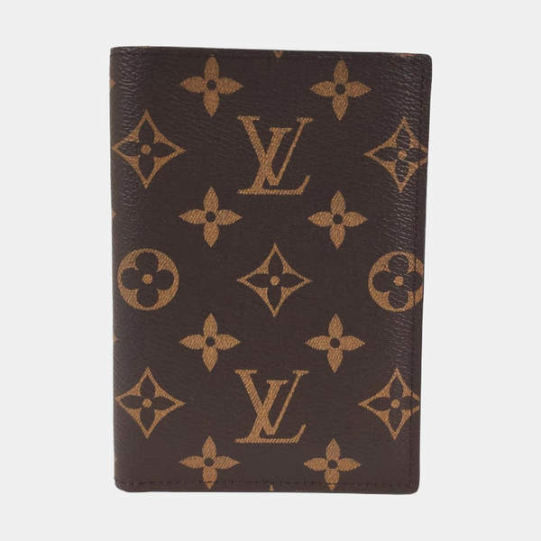 Monogram Coated Canvas Wallet Brown