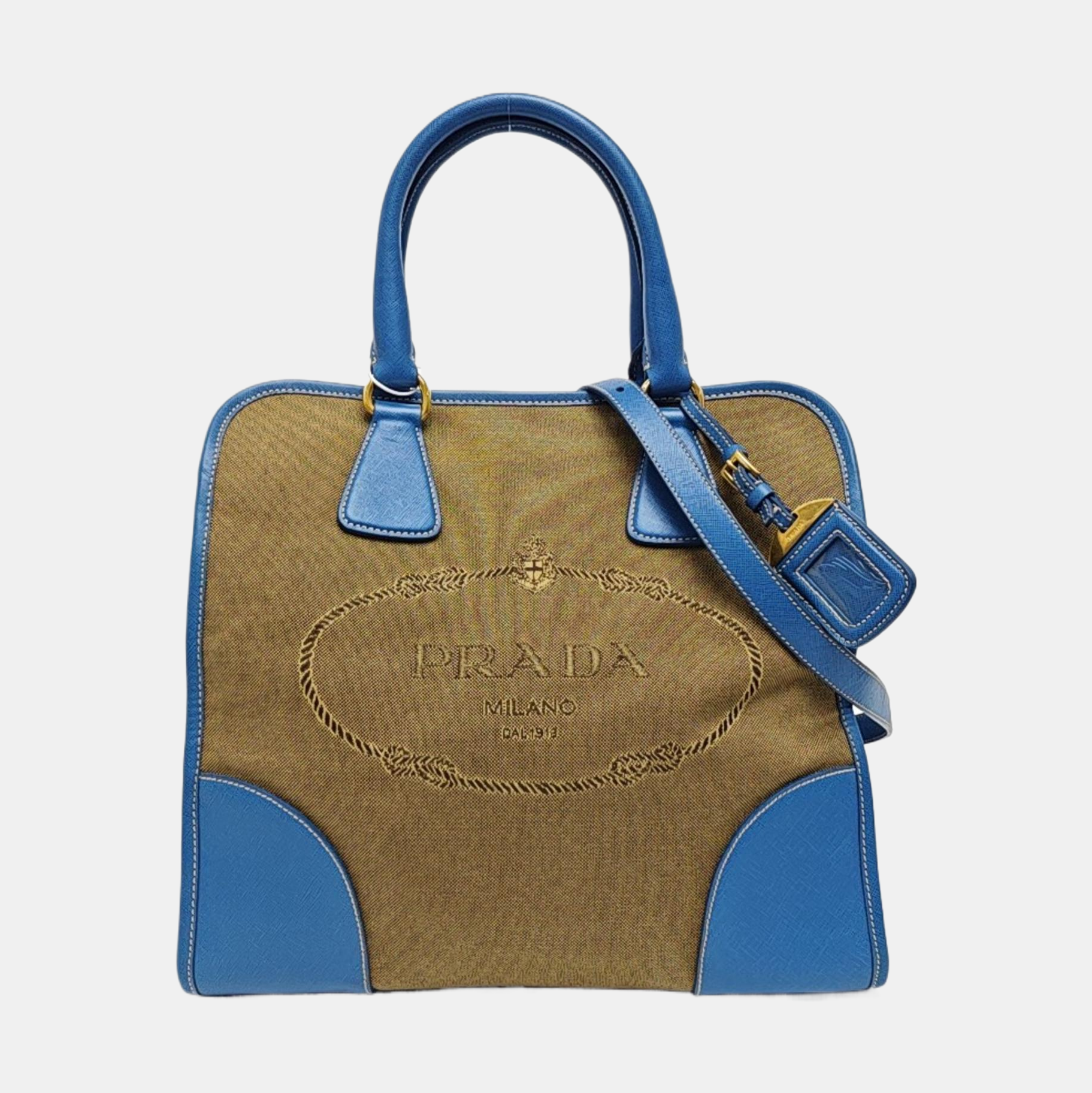 Canvas Shoulder Bag Brown