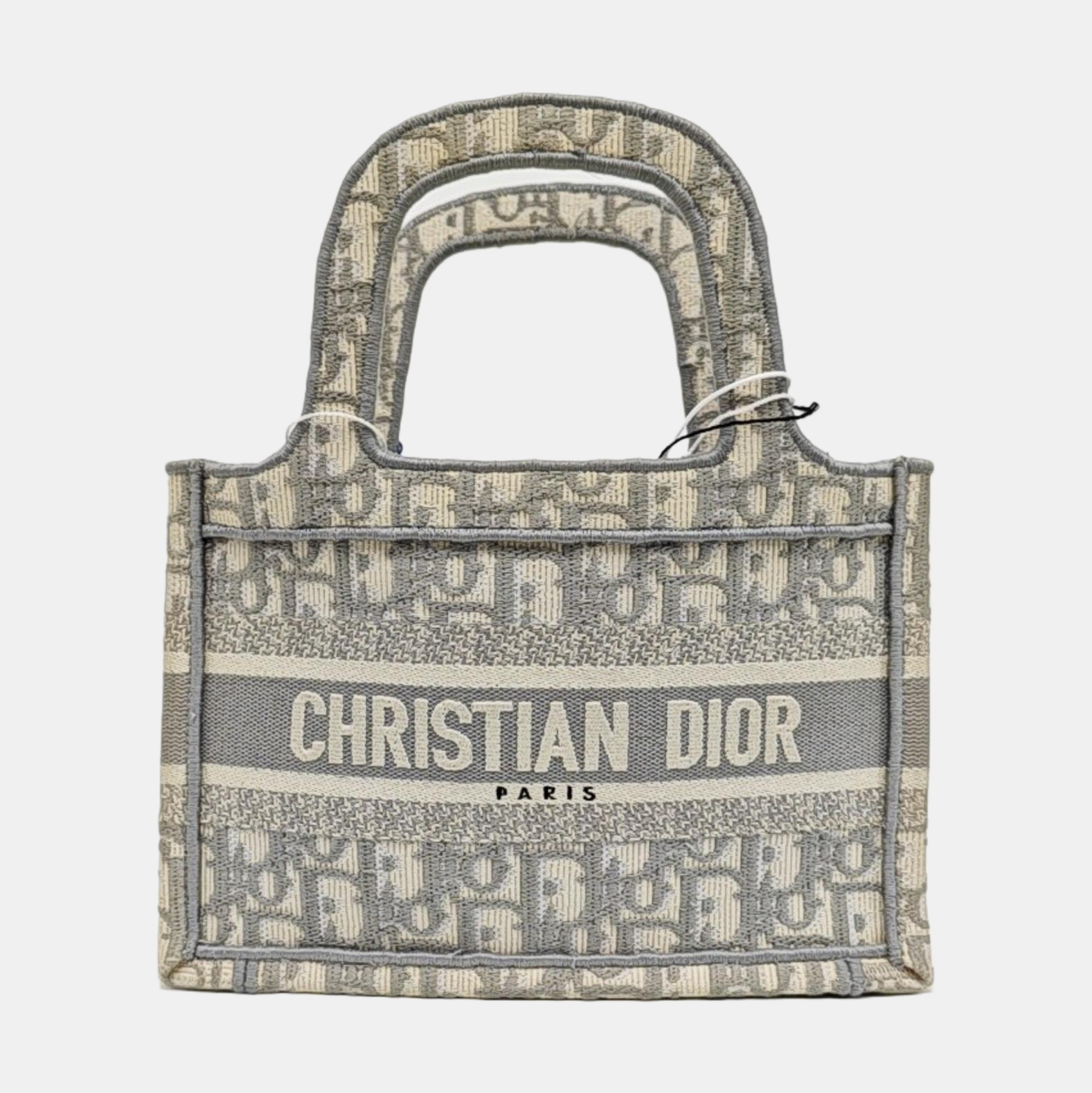 Book Tote Mini Canvas Gray